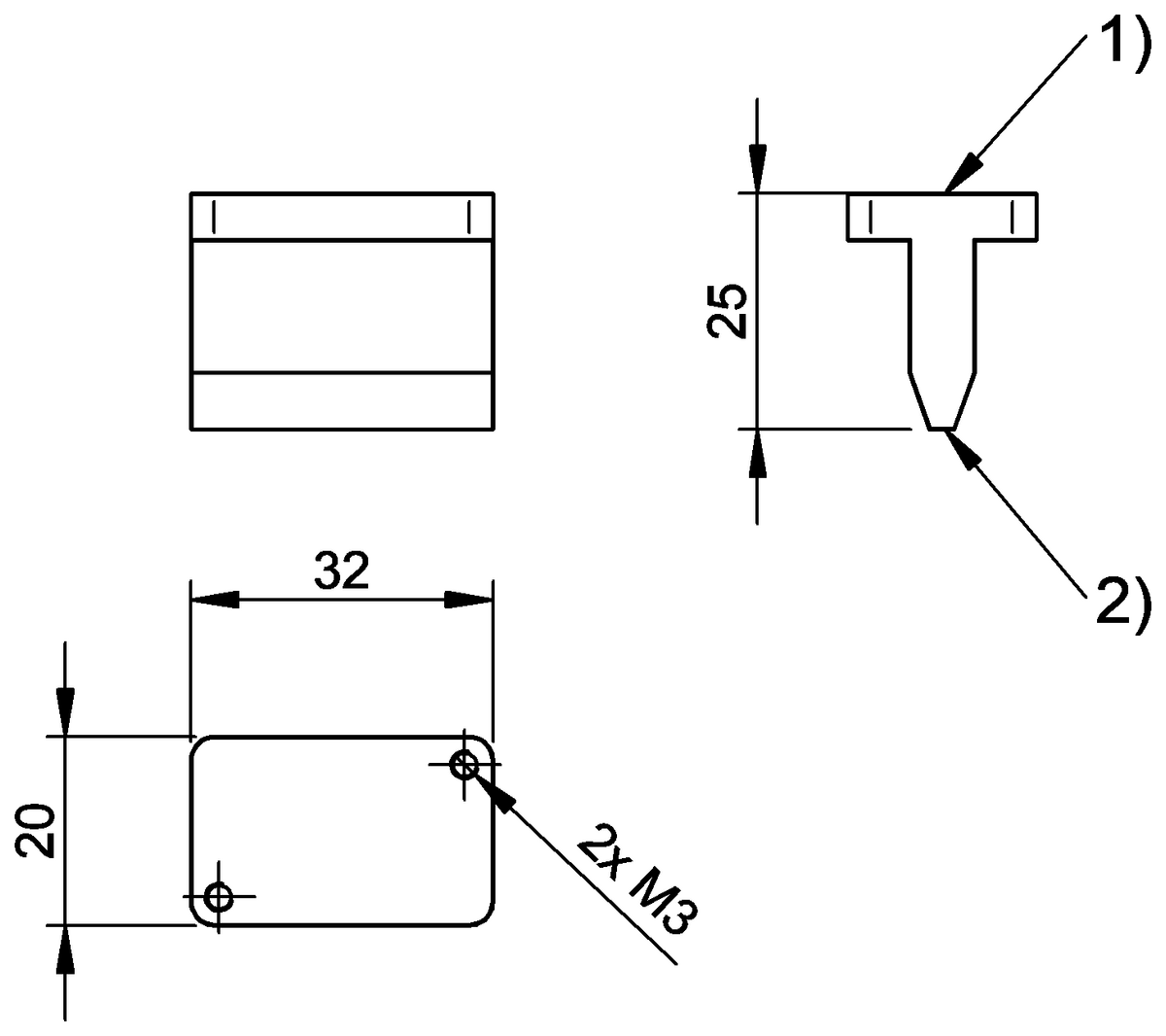 BAM04K4 - BAM MB-CM-063-R15-4-S (Durum İzleme Sensörleri için tutucu düzenekler) - Görsel 2