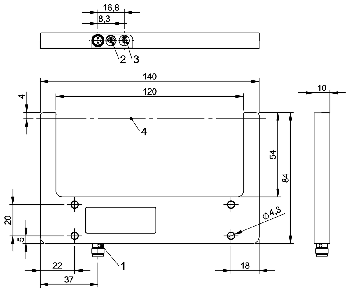 BGL0081 - BGL 120A-101-S49 (Çatal ışık bariyerleri ve açılı ışık bariyerleri) - Görsel 2