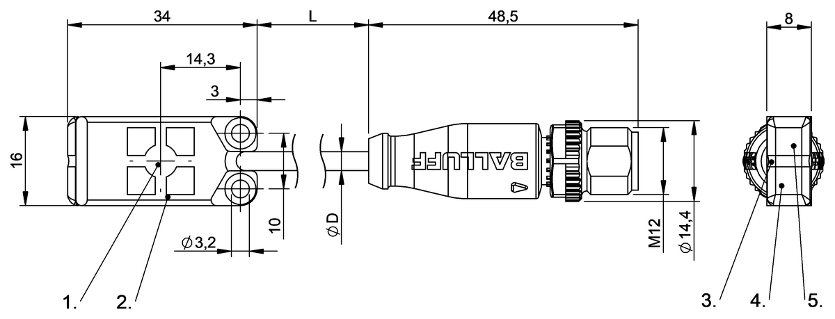 BCS012P - BCS R08RRE-PIMFHC-EP00,3-GS04 (Kapasitif seviye sensörleri) - Görsel 2