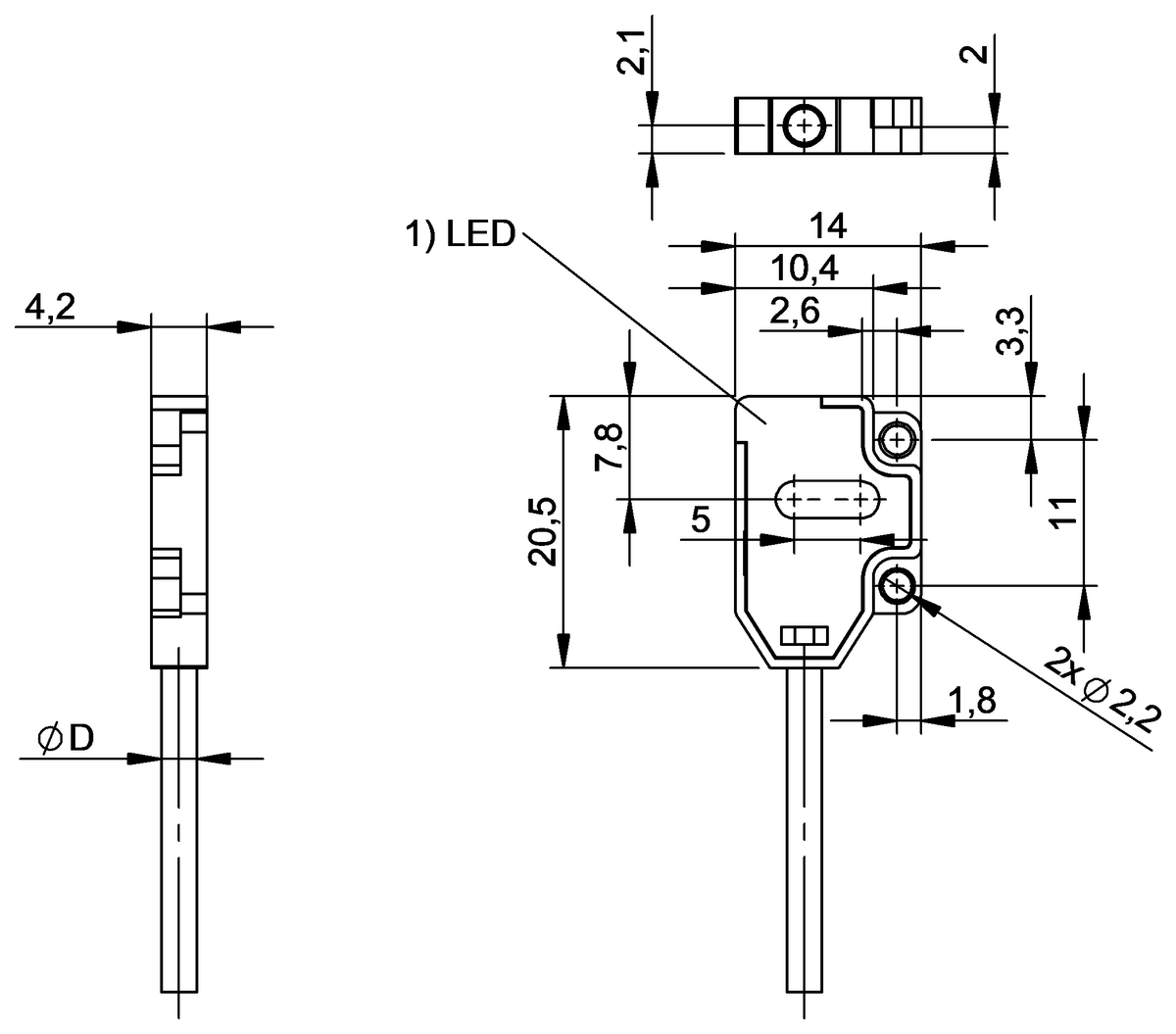 BOS02H9 - BOS R030K-PO-RF10-02 (Arka plan bastırma özelliğine sahip olan cisimden yansımalı sensör) - Görsel 2