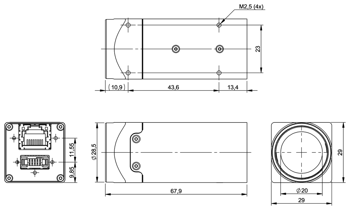 BVS030L - BVS CA-GV1-0013SG-110110-001 (SWIR ve UV kameralar) - Görsel 2