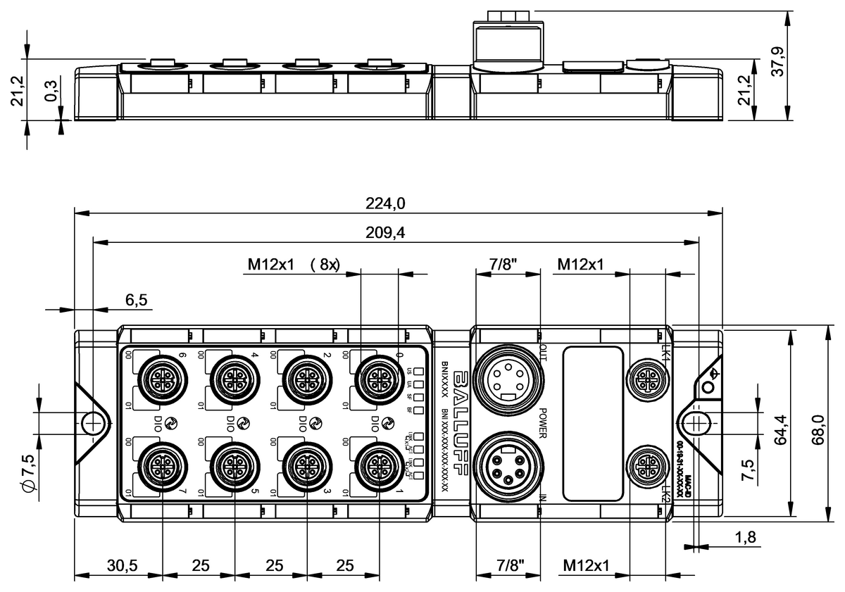 BNI00HL - BNI PG3-508-0C5-Z015 (IO) - Görsel 2