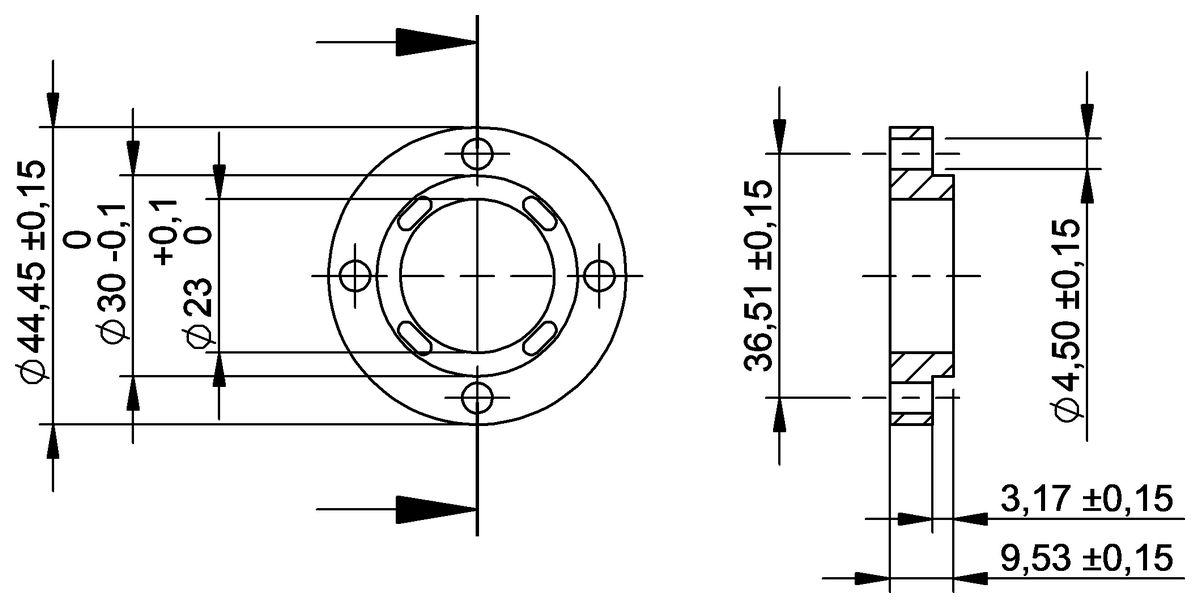 BAM013W - BTL-P-1023-4R (Manyetik çubuk stili için mıknatıs) - Görsel 2