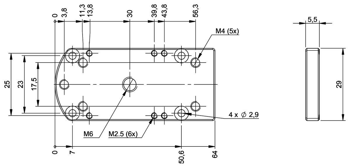 BAM04MR - BAM MB-VS-067-001-1 (Görüş sensörleri ve ışıklar için braketler) - Görsel 2