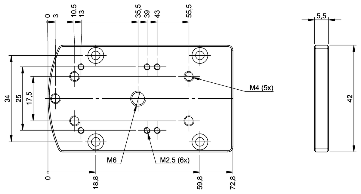BAM04MU - BAM MB-VS-067-002-1 (Görüş sensörleri ve ışıklar için braketler) - Görsel 2