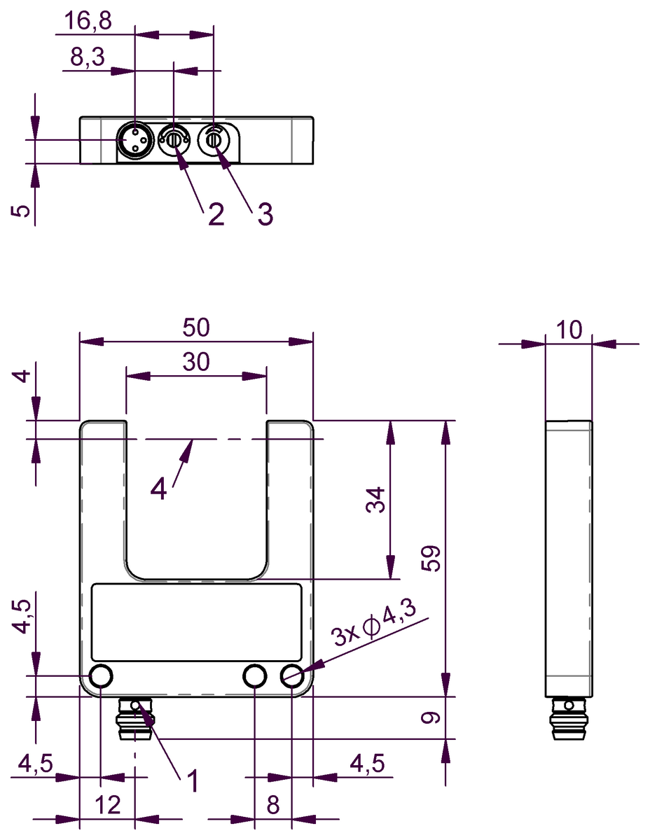 BGL008E - BGL 30A-103-S49 (Çatal ışık bariyerleri ve açılı ışık bariyerleri) - Görsel 2