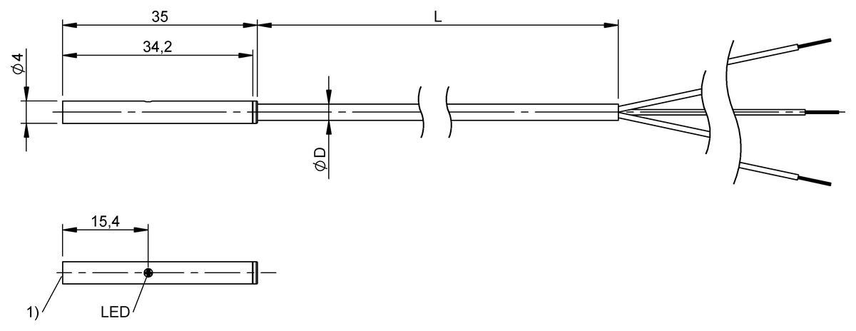 BES063H - BES G04EE-PSC15B-BP00,2 (Endüktif yakınlık anahtarları) - Görsel 2