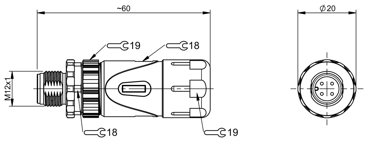 BCC0P73 - BCC M434-0000-2A-000-A1X475-000 (Kablo montaj konnektörleri) - Görsel 2