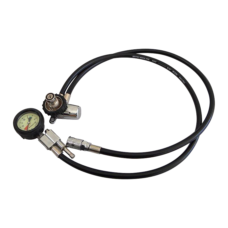 Pressure regulator with gauge&whiste