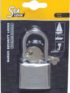 Sea Lock Marin Asma Kilit, Uzun Kelepçeli 30Mm