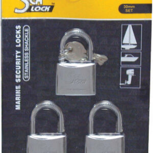 Sea Lock Asma Kilit Seti, Birleşik Anahtarlı 30Mm