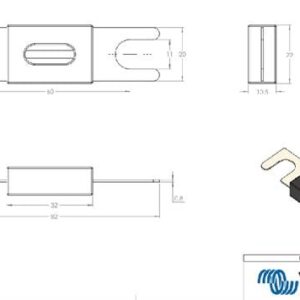 ANL Fuse 300A/80V For 48V (1 Pcs)