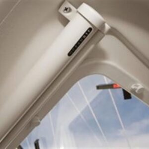 Rail shade stor perde