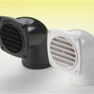 HAVALANDIRMA, 90° HORTUM ADP. PLASTİK.BEYAZ Ø76MM