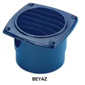 Plastik havalandırma beyaz 76mm