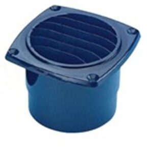 Plastik havalandırma siyah 102mm