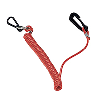 Set Kill Switch Key w/Coil Lanyard f/Mar/Mer Eng