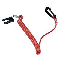Set KillSwitch Key w/Coil Lanyard f/Honda/Omc Eng.
