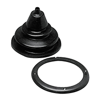 Cable Boot w/Screwed Ring, Ø105mm, cut-out Ø55mm, White