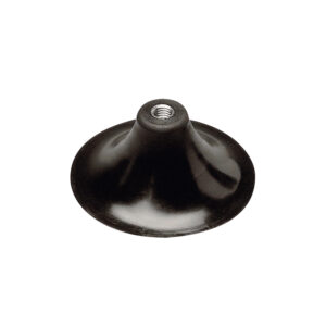 Rubber Base f/Flag Staff w/Suction Cap, Ø92mm, Black