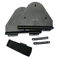 Bracket for Battery Box/Fuel Tank, w/Strap 1,50m