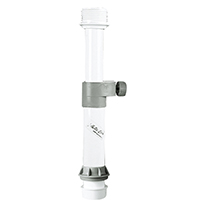 Table Pedestal Telesc. Alum. Ø60x 380-600mm, White
