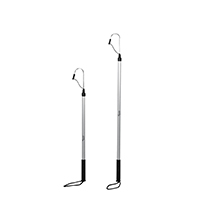 Aluminyum Balık Kancası . Çap Ø25mm, L.1390mm & Inox kanca Ø8mm x W.70mm