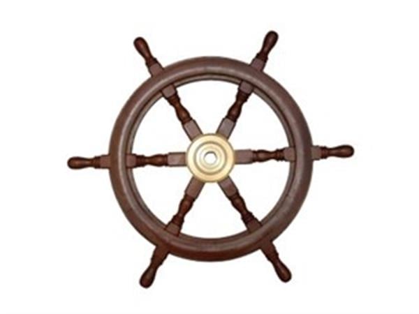 Ahşap Dümen Simidi 457mm