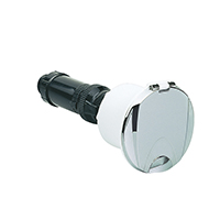Case w/Fr. Water Inlet, w/Lid, Straight Conn. Chrome