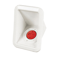 Case w/Deck Filler for Diesel, Ø38mm Hose, White