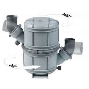 Waterlock. 90 mm iç çaplı egzoz hortumlarına uygundur. Su kapasitesi 10 litre'dir.
