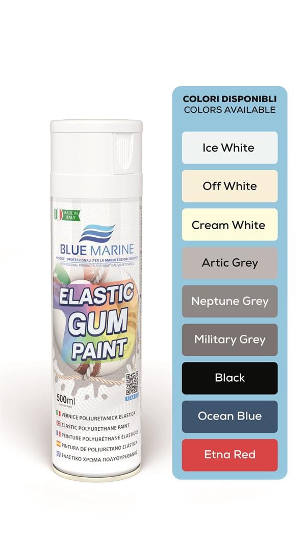 Blue Marine Pu Elastik Şişme Bot Boyası Okyanus Mavisi
