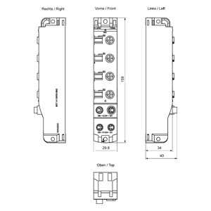 Siemens 6ES7141-5AF00-0BA0 Orijinal Premium Parça - Görsel 4