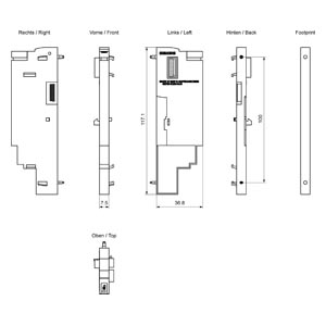 Siemens 6ES7193-6CM00-0AA0 Orijinal Premium Parça