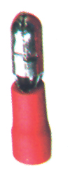 Çıt Çıt Fiş Erkek,Kırmızı 0,25-1,15 Mm2(50 Adet)
