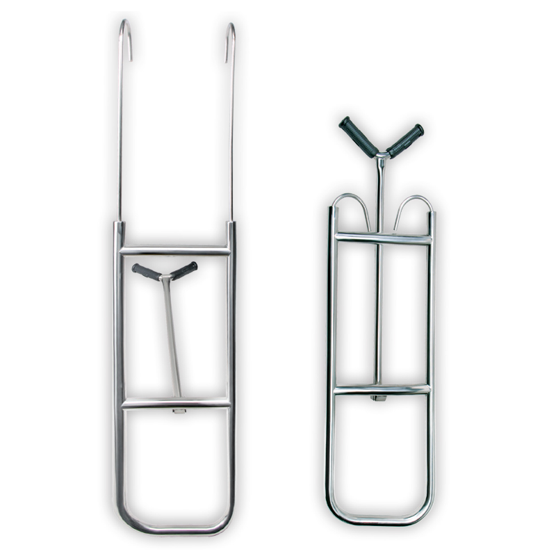 Burun Merdiveni, Paslanmaz, 3 Bas., Inox 316, 225x930Mm