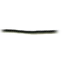 PARAKETE İÇİN HALAT, POLYESTER, 3mm, siyah