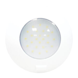 Aqua LED'li Tavan Lambası, yuvarlak, beyaz, anahtarlı, 4.8W, 12&24V Multivolt DC
