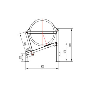 SOLAS Oceano Can Salları İçin Tek Sıralı Güverte Beşiği (6-25 Kişilik Modeller İçin)