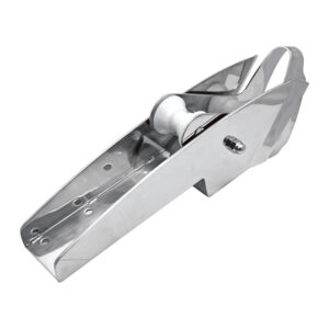 Bow Roller, Self Launching, w/Gimballing end, Inox 316, L420mm