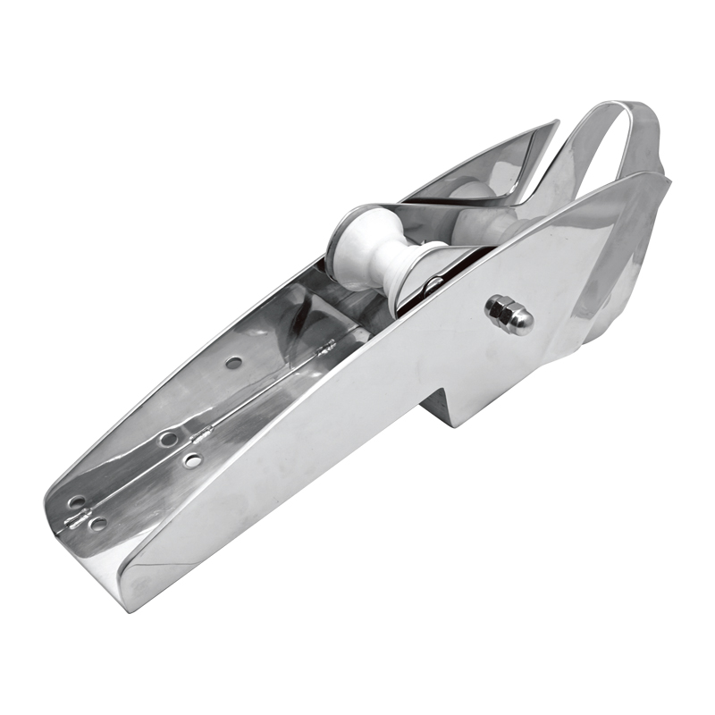 Bow Roller, Self Launching, w/Gimballing end, Inox 316, L420mm
