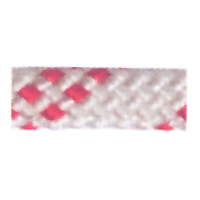 SEYİR HALATLARI, "Halyard", Çap. 8mm, beyaz üzerine kırmızı örgü