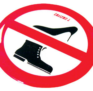 Silikon Etiket 80Mm No Shoes