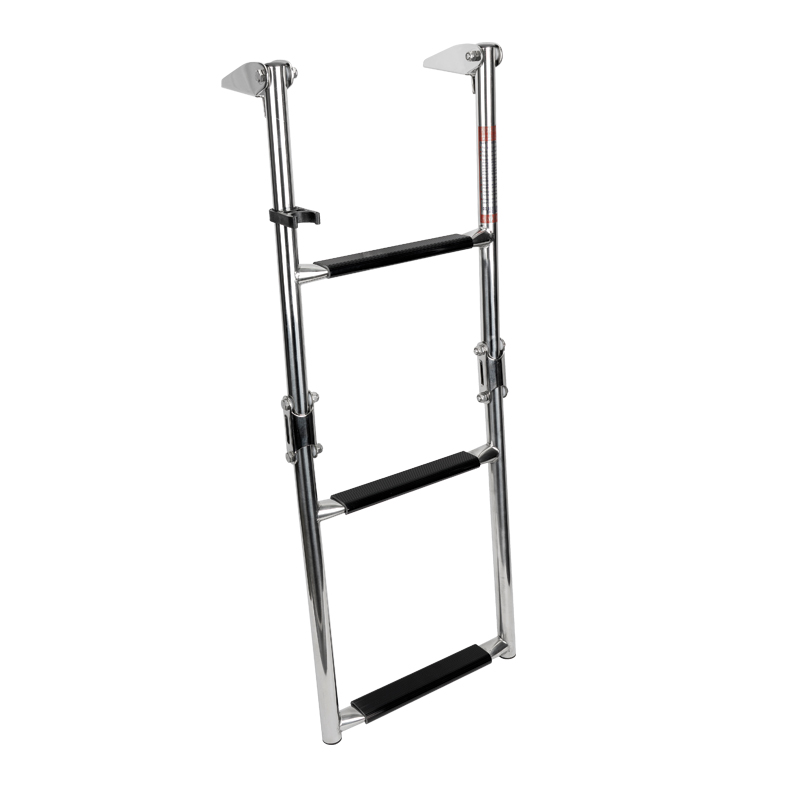 Platformlu Merdiven, 2+2 basamak, Inox 316, ø22mm, 276x740mm
