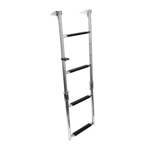 Platformlu Merdiven, 1+2 basamak, Inox 316, ø22mm, 276x960mm